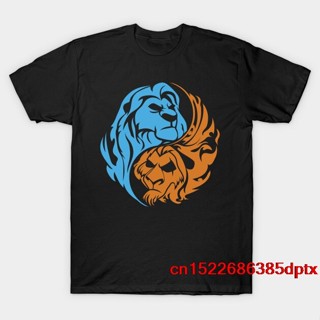 Mufasa and Scar Yin Yang T-Shirt mans t-shirt the lion king tee_01