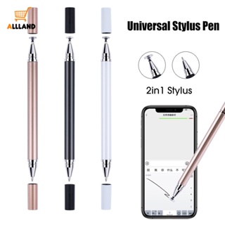 2 In 1 ปากกาสไตลัส สากล / แท็บเล็ตวาดภาพ ปากกาทัชสกรีน Capacitive / สําหรับแท็บเล็ต โทรศัพท์มือถือ Android Ios