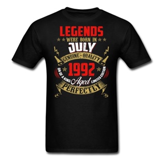 Design Mens TShirts Legends Were Born July 1992 Funny Birthday Gift Mens T-Shirt_03