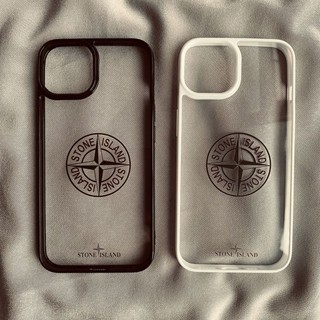 Fashion Brand Stone Island Phone Case For Iphone 14promax Phone Case for Iphone13 Transparent 12/11 Cross Star XR/Xs