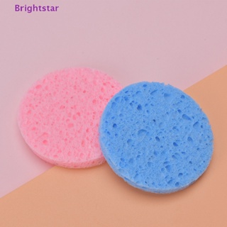 Brightstar แผ่นฟองน้ํา แบบนิ่ม สําหรับทําความสะอาดผิวหน้า สปา 10 ชิ้น