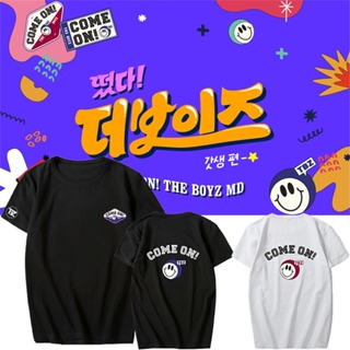 THE BOYZ เสื้อยืด BOYZ Come แฟชั่น T เสื้อพรีเมี่ยมผ้าฝ้ายลำลองสไตล์ TeesS-5XL