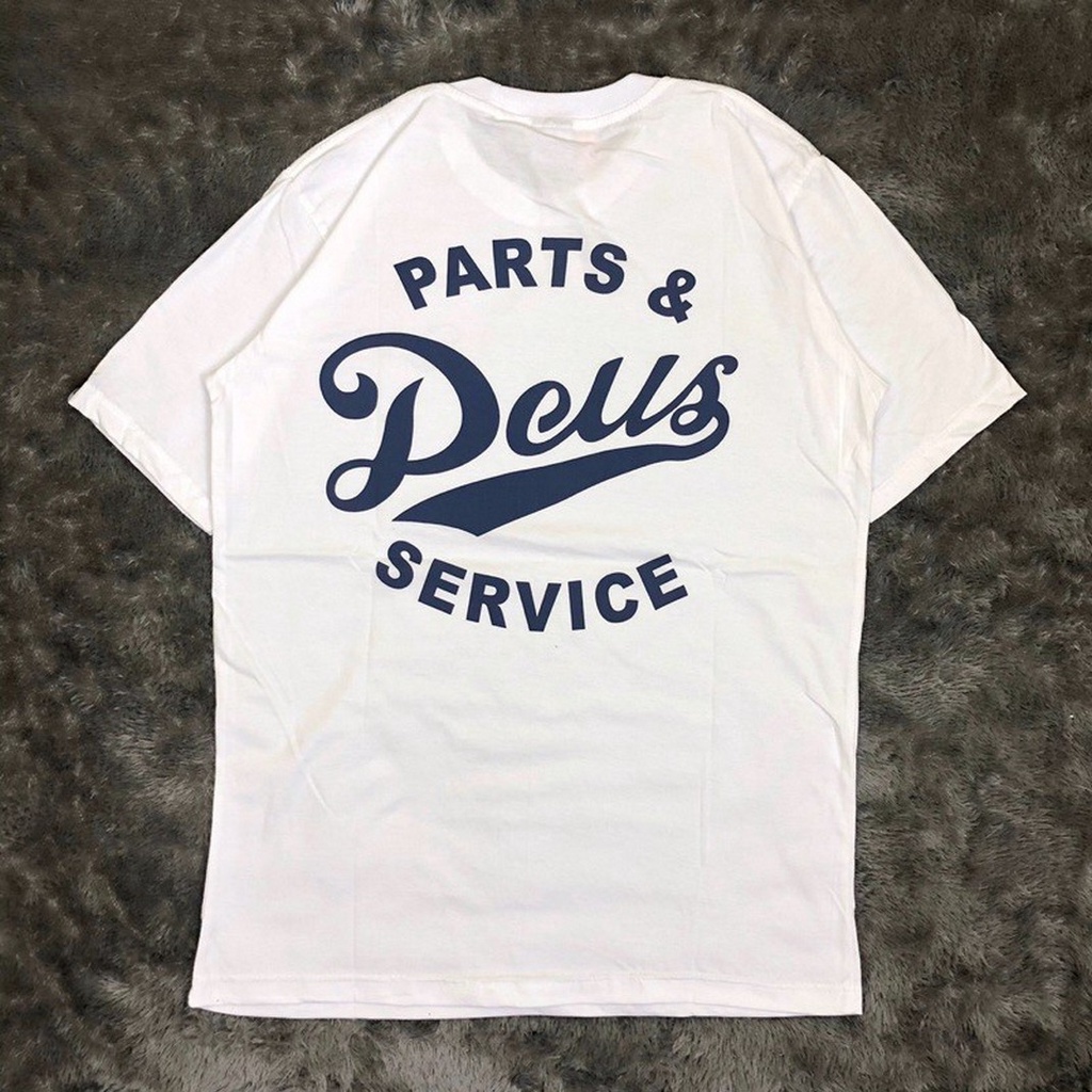 เสื้อยืดสีขาว-เสื้อยืด-พิมพ์ลาย-deus-สีขาว-แฟชั่นสําหรับผู้ชาย