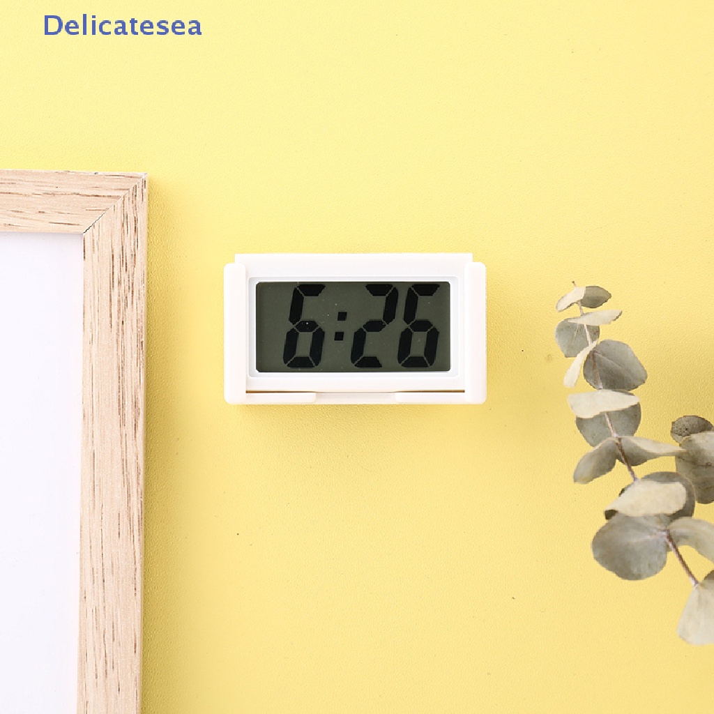 delicatesea-นาฬิกาดิจิทัล-มีกาวในตัว-หน้าจอ-lcd-แสดงเวลาจัมโบ้-สําหรับติดรถยนต์