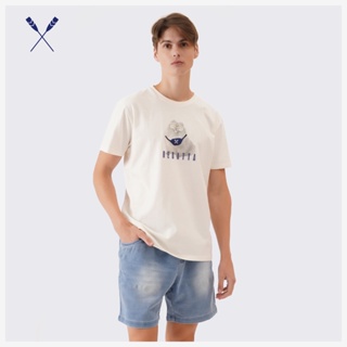 Regatta Dog OOTD Graphic T-Shirt For Men (Off White)_02