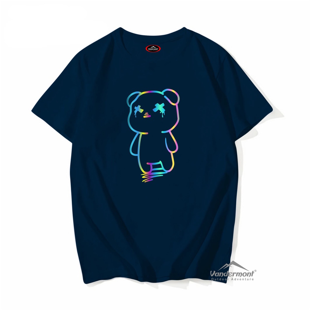 เสื้อยืด-ผ้าฝ้าย-พรีเมี่ยม-พิมพ์ลาย-rainbow-teddy-bear-neon-distro-ยุค-30-สําหรับผู้ชาย-และผู้หญิง-02