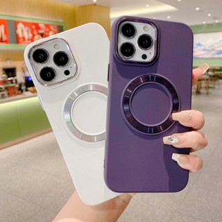 ใหม่ เคสโทรศัพท์มือถือ ซิลิโคนนิ่ม แม่เหล็ก หรูหรา สําหรับ iPhone 13 12 11 14 Pro Max 14 Plus 13 Pro