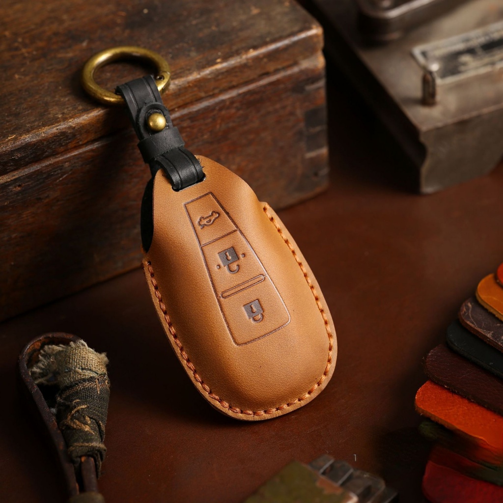 Leather Car Key Pouch Case Cover for Suzuki Kizashi Swift SX4 S Cross