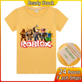 2020 ROBLOX เด็กผู้ชายเสื้อยืดเด็กแขนสั้นเสื้อเด็กใหม่เสื้อผ้าลำลองเสื้อยืดเด็กเสื้อผ้าเด็กผู้หญิงเสื้อยืด_03