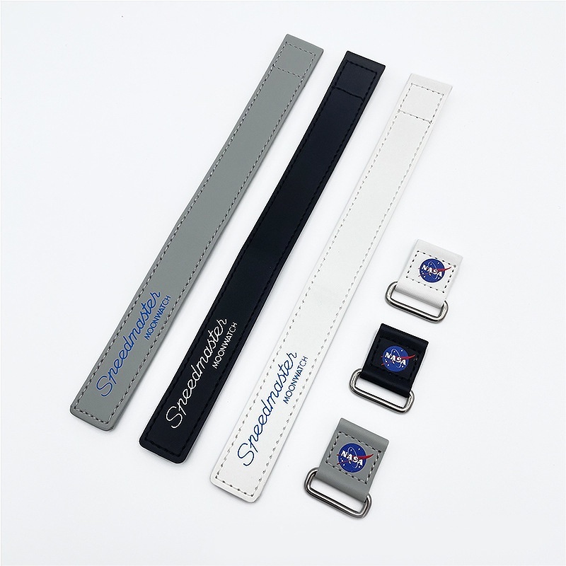 สายนาฬิกาข้อมือ-สายหนังนิ่ม-20-มม-สําหรับ-omega-moon-series-velcro-watch-strap-nasa-speedmaster