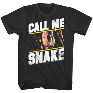 Daily Round Collar Cotton Escape From New York Call Me Snake MenS T Shirt Plissken Kurt Russell Movie Top_01