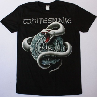 whitesnake white snake new black t-shirt_01