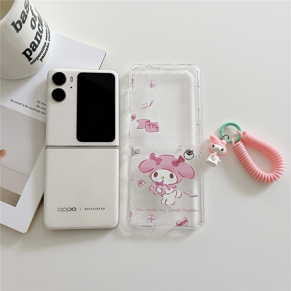 sanrio-เคสโทรศัพท์มือถือ-แบบแข็ง-ป้องกันกระแทก-แบบฝาพับ-ลายซานริโอ้น่ารัก-สําหรับ-oppo-find-n2