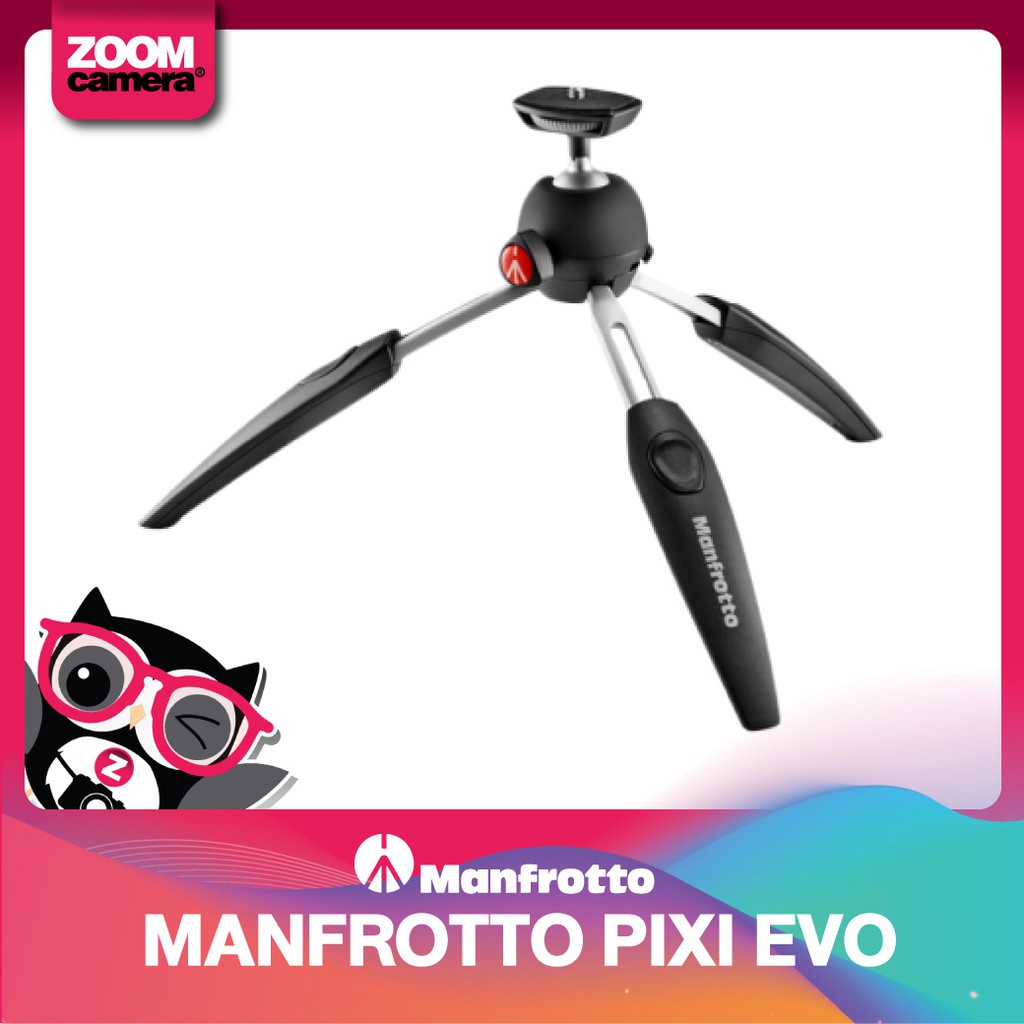 ภาพสินค้าManfrotto ขาตั้งกล้อง ขนาดเล็ก PIXI EVO Mini Tripod MTPIXIEVO (ประกันศูนย์) จากร้าน zoomcamera_official_store บน Shopee ภาพที่ 7