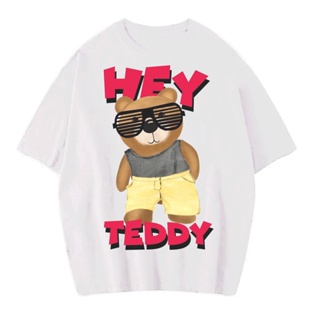 Patternmerch "Bear Hey Teddy" Oversized T-shirt | Vintage T-Shirt | Anime_02