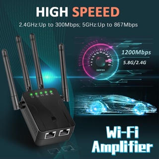 NEW💖Wi-Fi Amplifier Pro ตัวขยายสัญญาณ WiFi (300Mbps)ขยายให้สัญญานกว้างขึ้น Range Extender Wireless Router Repeater