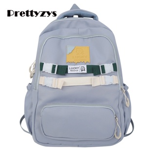 School Backpack Prettyzys 2023 Korean Large capacity 14 inch For Teenage Girl