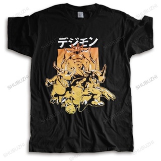 New Casual Short Sleeve T-Shirt Printed DIGIMON AGUMON DIGIVOLUTION KANA In Many Colors Black Fashion For Men And W_11