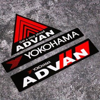 สติกเกอร์สะท้อนแสง ADVAN Yokohao ดัดแปลง สําหรับติดตกแต่งล้อรถยนต์