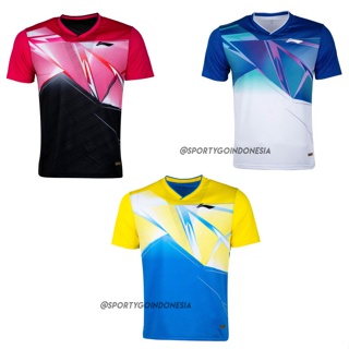 เสื้อกีฬาแบดมินตัน LiNing ATSS D47 Original Kaos Li-Ning ATSSD47