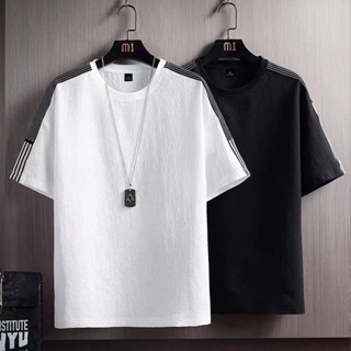 Summer Korean Style Fashion All Match Ant Fabric Breathable Short Sleeved T Shirt Men Top 短袖t恤男士