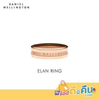 (ทักแชทรับโค้ด) Daniel Wellington แหวน ELAN RING 64 มม สีโรสโกลด์