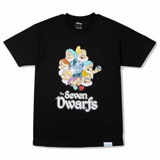 Hot Sale Diamond Supply Co. X Disney MenS Dwarfs Short Sleeve T-Shirt Black_03