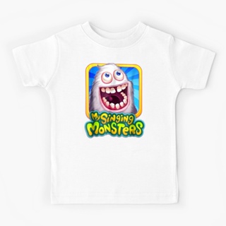Kids T shirt  My Singing Monsters: Mammott Icon Kids Baby kid Shirt Funny graphic young hipster Fashion vintage uni_04