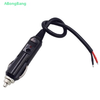 Abongbang อะแดปเตอร์ซ็อกเก็ตเชื่อมต่อ 12V-24V Auto 10A Male LED สําหรับรถยนต์