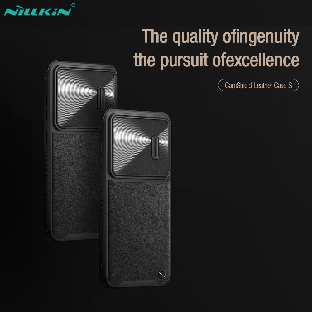 nillkin-เคสโทรศัพท์หนัง-tpu-กันกระแทก-ป้องกันเลนส์กล้อง-สีดํา-สําหรับ-samsung-galaxy-s23-s23-plus