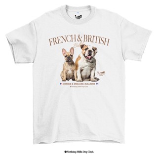 เสื้อยืดลาย FRENCH &amp; BRITISH (เฟรนช์&amp;บริติช) Classic Cotton Unisex by 【Nothing Hills】_02