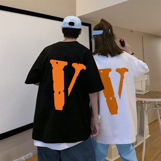 เสื้อยืดคอกลม แขนสั้น พิมพ์ลายตัวอักษร สไตล์ฮิปฮอป ขนาดใหญ่ สีขาว และสีดํา แฟชั่นฤดูร้อน สําหรับผู้ชาย 2023
