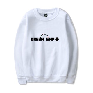 Dream SMP เสื้อกันหนาว คอกลม พิมพ์ลายตัวอักษร สไตล์ฮาราจูกุ ใส่สบาย เหมาะกับฤดูใบไม้ผลิ สําหรับผู้หญิง และผู้ชาย