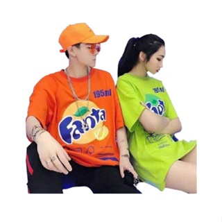 เสื้อยืดคอกลมผ้า cotton สกรีนลาย "แฟนต้า Fanta"