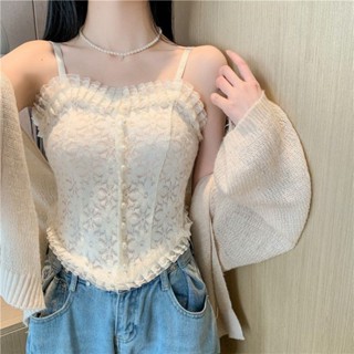 💥💥เสื้อชั้นในสตรี  เสื้อชั้นในลูกไม้  ตกแต่งกระดุมหลอก  2023 สายรัดที่ทันสมัยและเซ็กซี่💥