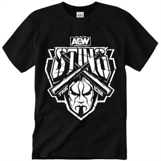 เสื้อยืด พิมพ์ลาย Aew Sting the Icon สไตล์คลาสสิก เหมาะกับของขวัญวันเกิด สําหรับผู้ชาย_04