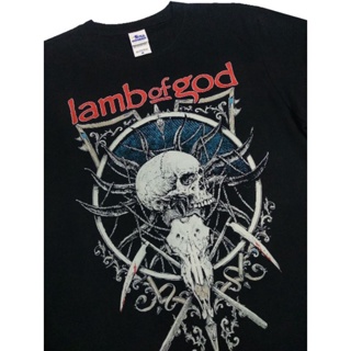 เสื้อยืด คอกลม แขนสั้น พิมพ์ลาย lamb of god 4redneck Premium สําหรับผู้ชาย