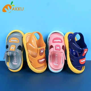 Akku รองเท้าแตะ พื้นนิ่ม กันน้ํา ระบายอากาศ สําหรับเด็กวัยหัดเดิน