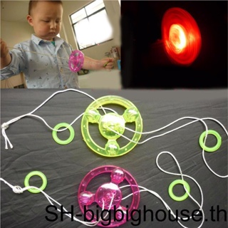【Biho】ของเล่นเชือกดึง มีไฟ LED เรืองแสง ดึงเชือก จับตาได้ ของเล่นสําหรับเด็ก