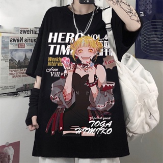 My hero academia Harajuku Gothic Summer anime T-Shirt Oversized Print Cartoon Tops harry styles Tee kawaii woman ts_04