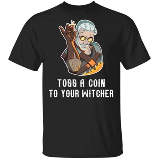 นักล่ามอนสเตอร์  Monster Hunter Toss A Coin To Your Witch Salt Bae Parody Funny Black T-Shirt_03