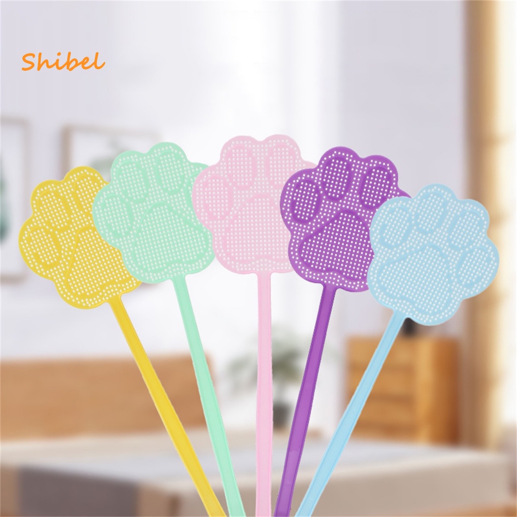 shibel-ไม้ตีแมลงวันน่ารัก-ใช้ซ้ําได้-สําหรับแขวนในร่ม-2-ชิ้น