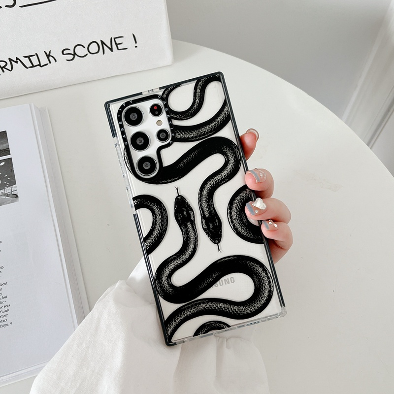 casetify-เคสโทรศัพท์ซิลิโคน-tpu-แบบนิ่ม-ลาย-black-kingsnake-สําหรับ-samsung-galaxy-s20-s23-s20-s21-s21-s22-s22-plus-ultra