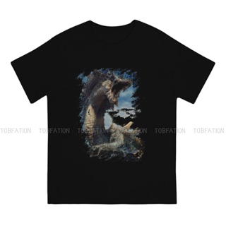 นักล่ามอนสเตอร์  Lord of Sea Lagiacrus  TShirt For Men Monster Hunter Game Camisetas Fashion T Shirt Soft Print Flu_03
