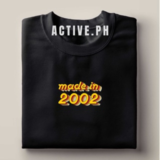 MADE IN 2002 Oversized Minimalist Aesthetic Statement Shirt/Tshirts/Tees Unisex COD_03