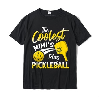 เสื้อยืดคอกลม พิมพ์ลายมังงะ The Est MimiS Play Pickleball สไตล์วินเทจ แฟชั่นสําหรับผู้ชาย และคู่รัก เหมาะกับการเล่นฟิตเ