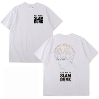 เสื้อยืดแขนสั้นเสื้อยืดวินเทจ อะนิเมะใหม่ SLAM DUNK เสื้อยืดผู้หญิงผู้ชายฤดูร้อนนักเรียนลําลองแขนสั้นเสื้อยืดชุดเสื้อยืด