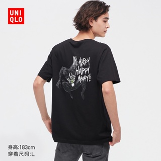 ใหม่ พร้อมส่ง Uniqllo เสื้อยืดแขนสั้น พิมพ์ลาย Phrases Of Marvel สําหรับผู้ชาย และผู้หญิง 448584