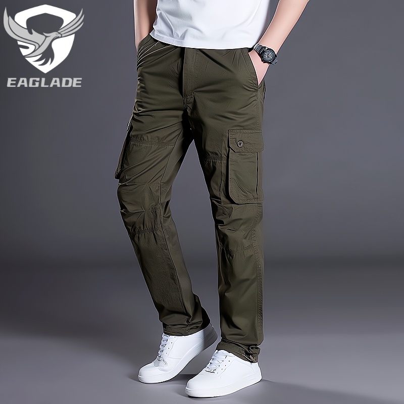 eaglade-กางเกงคาร์โก้-สีดํา-สําหรับผู้ชาย-a1173-s-4xl