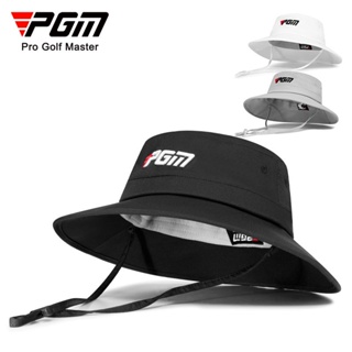 ภาพหน้าปกสินค้าPgm ใหม่ หมวกกอล์ฟ หมวกชาวประมง หัวเข็มขัดปรับได้ เชือกกันลม ปรับได้ เส้นรอบวงเหงื่อ MZ059 ที่เกี่ยวข้อง